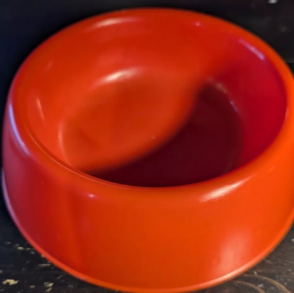 Dr Dolittle 2 Eddie Murphy 2001 Movie Promotional Item Red Plastic Dog Bowl Rare - Picture 2 of 4